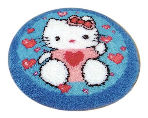 Latch Hook Kit Karpet Hello Kitty 50X50cm L13 1