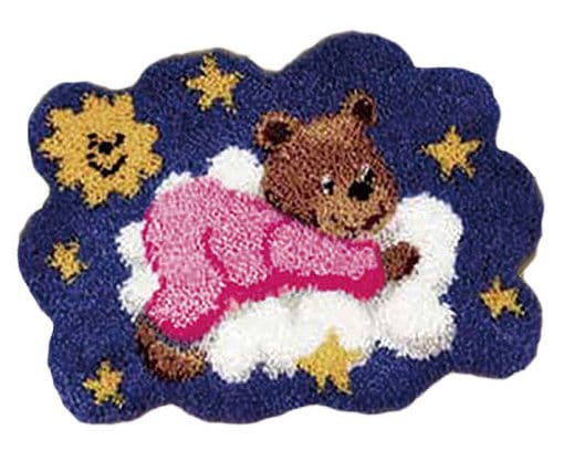 Latch Hook Kit Karpet Teddy Bear 54X40cm L19 1