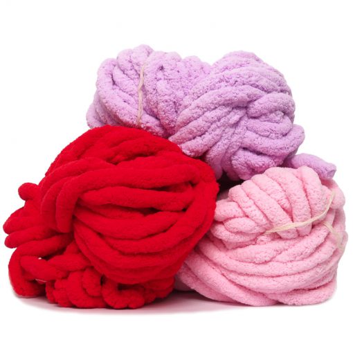 Benang Rajut Jumbo Chenille Loopy Super Besar