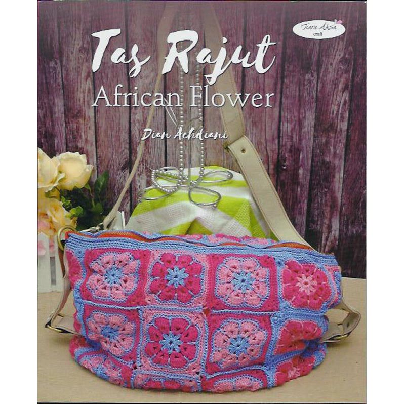 Buku Tas Rajut African Flower - Maya Crafts