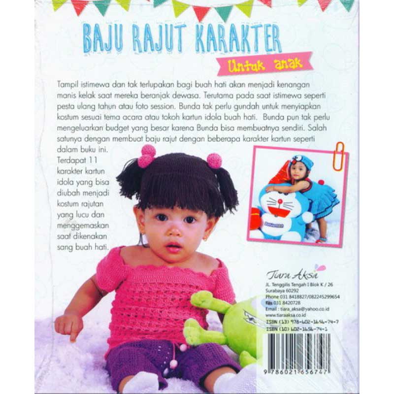 Buku Baju  Rajut  Karakter Untuk Anak Maya Crafts