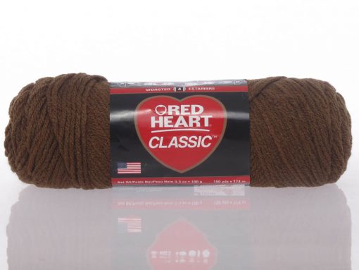 Benang Rajut Red Heart Classic – Mid Brown 1