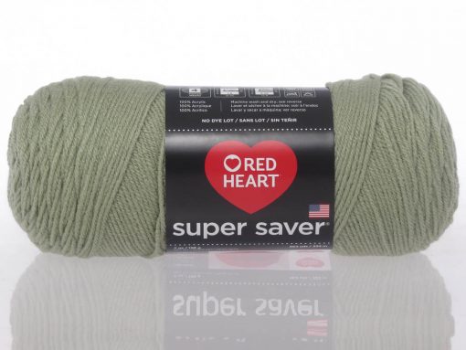 Benang Rajut Red Heart Super Saver – Frosty Green 1