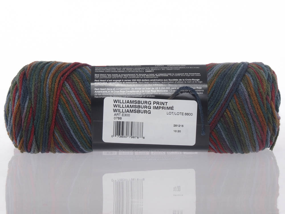 Benang Rajut Red Heart Super Saver Williamsburg Print Benang Rajut Red Heart Super Saver Williamsburg Print