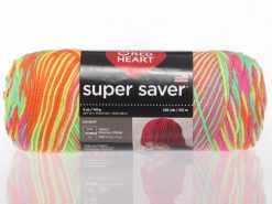 Benang Rajut Red Heart Super Saver - Day Glow