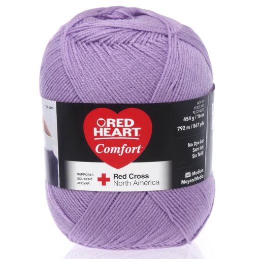 Benang Rajut Red Heart Comfort Yarn – Lavender 1