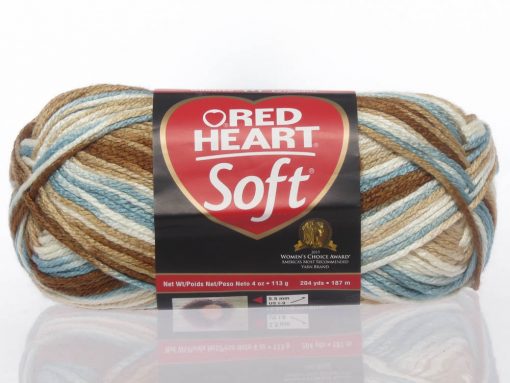 Benang Rajut Red Heart Soft Yarn – Icy Pond 1