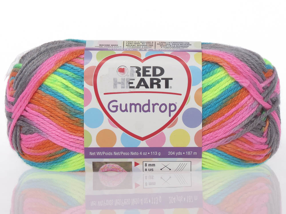 Benang Rajut Red Heart Gumdrop Rocky Candy Maya Crafts
