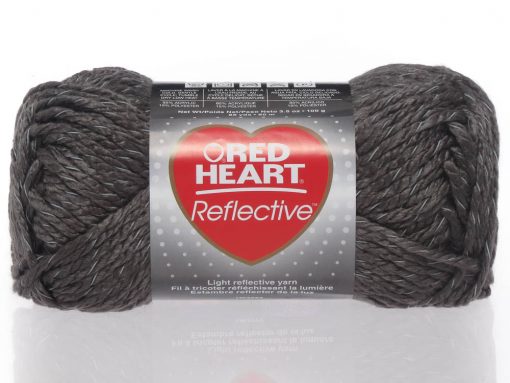 Benang Rajut Red Heart Reflective – Grey 1