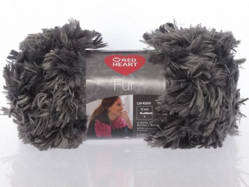 Benang Rajut Red Heart Boutique Fur – Smoke 1