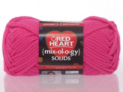 Benang Rajut Red Heart Mixology Solids – Pink 1