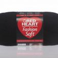 Benang Rajut Red Heart Fashion Soft - Black