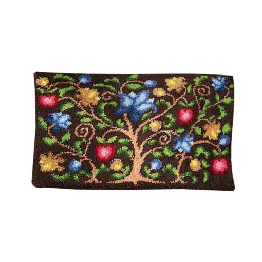 L131 Latch Hook Kit Karpet Rajut Tree of Life 50×40 cm 1