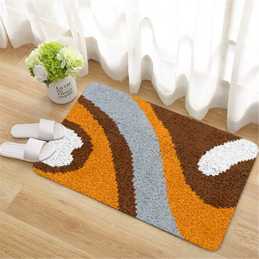 L212 Print 50x38cm Latch Hook Kit Karpet Rajut Abstrak Coklat Abu 1 L212 Print 50x38cm Latch Hook Kit Karpet Rajut Abstrak Coklat Abu 1